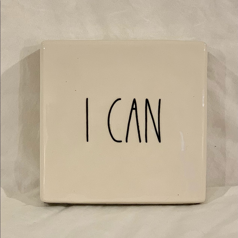 “I Can, I Will” Rae Dunn Block